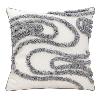 Wavy Tufted Cushion Cover boho fringe SUB CATEGORY_Cushion Covers