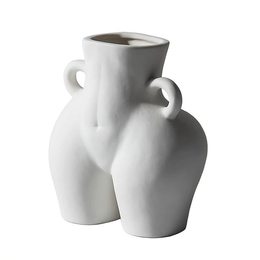 Wide Hips Ceramic Vase