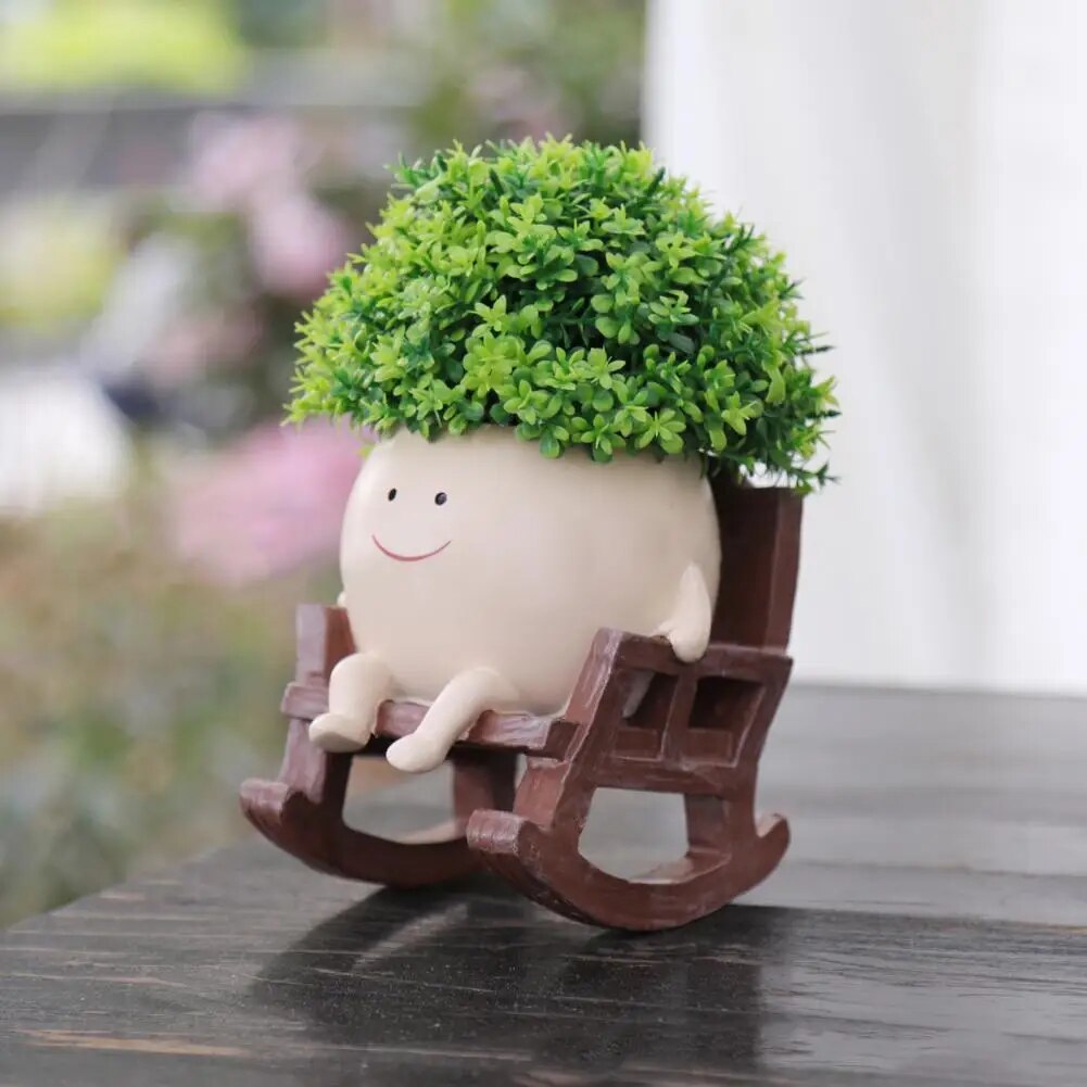Rocking Chair Succulent Pot