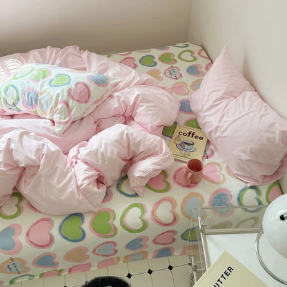 Y2K Hearts Bedding Set