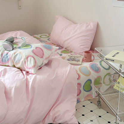 Y2K Hearts Bedding Set