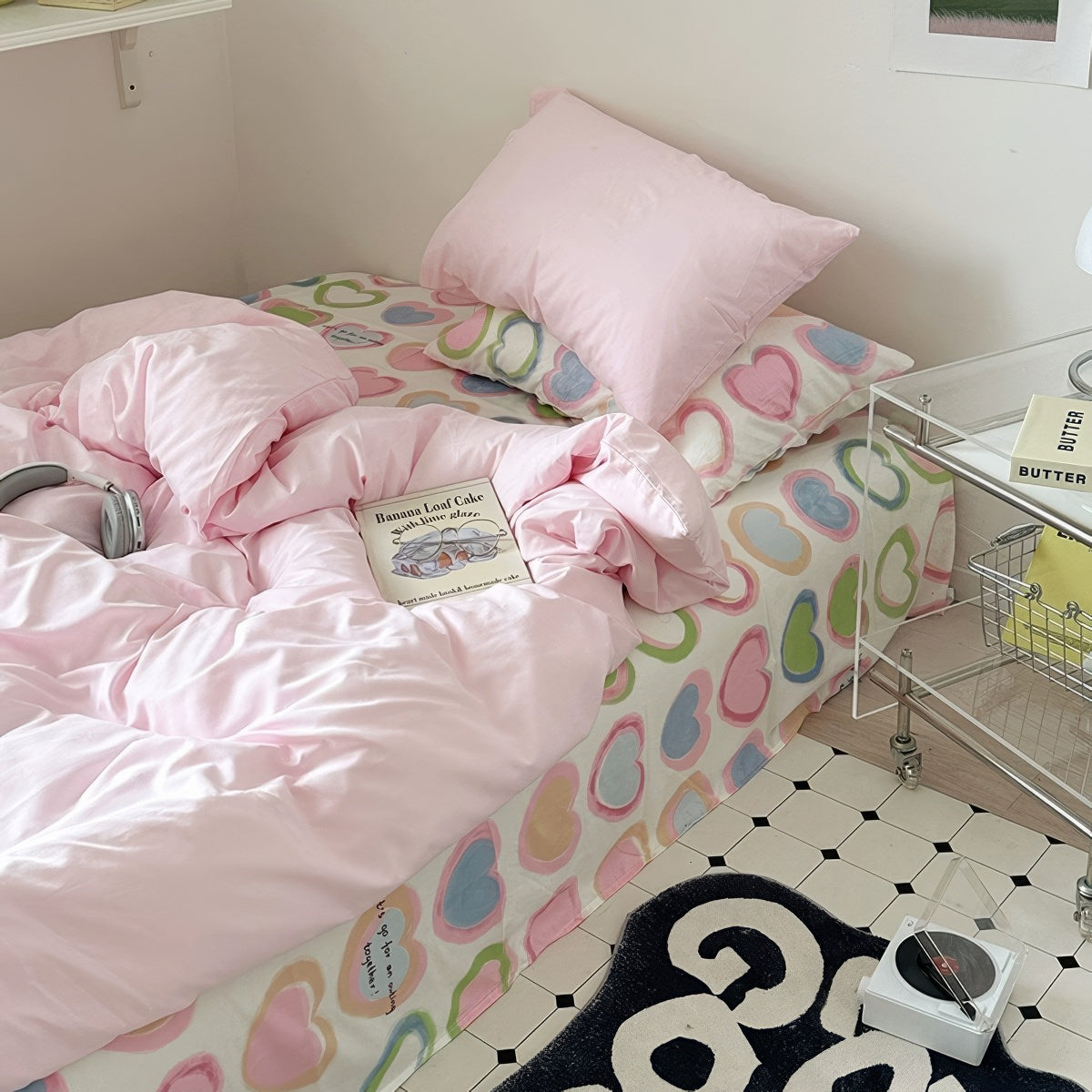 Y2K Hearts Bedding Set