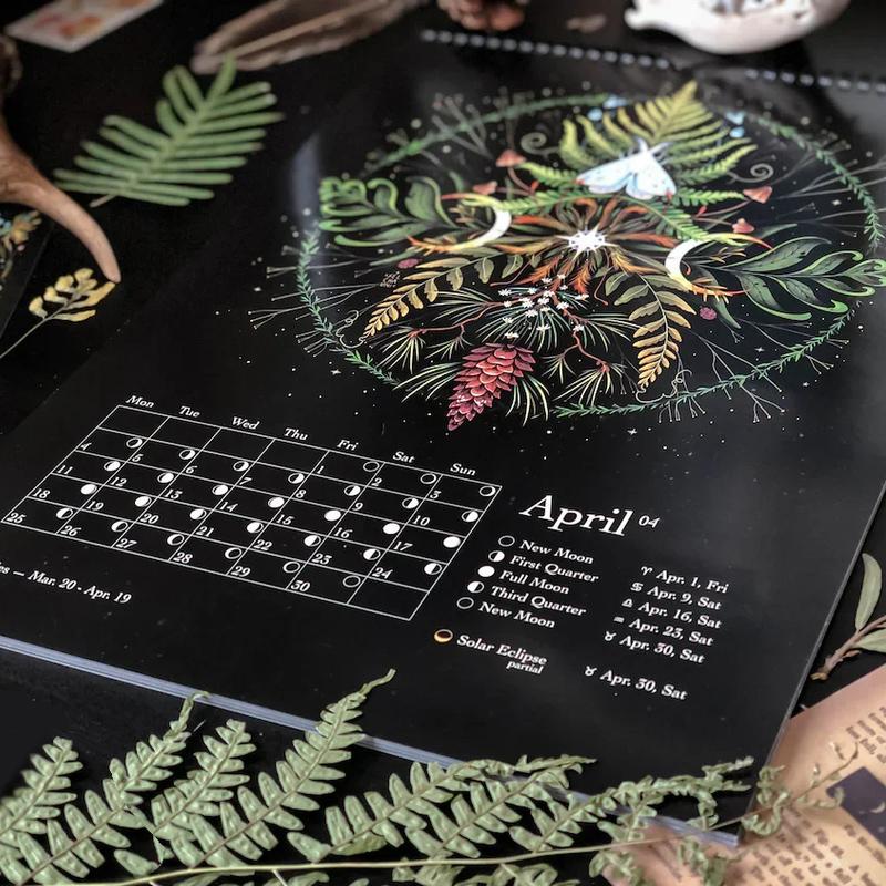 2024 Dark Forest Lunar Calendar decoration