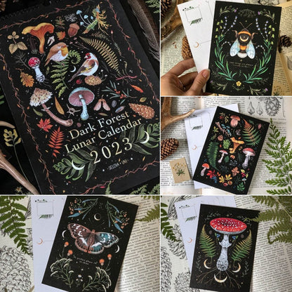 2024 Dark Forest Lunar Calendar decoration