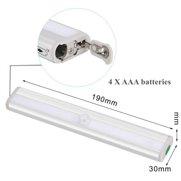 10 Led Motion Sensor Stick On Light Bars __stock:1000 Indoor Lighting refund_fee:800 Warranty