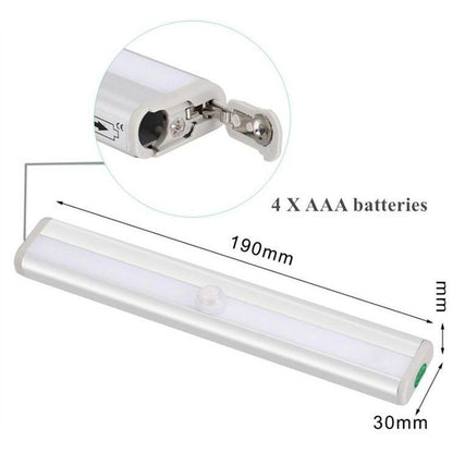 10 Led Motion Sensor Stick On Light Bars __stock:1000 Indoor Lighting refund_fee:800 Warranty