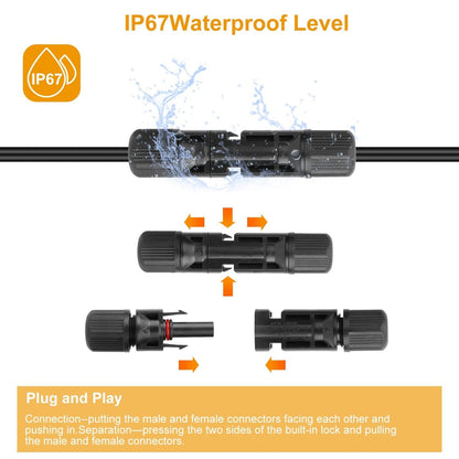 10-Pairs: Solar Panel Connectors Home Improvement refund_fee:800