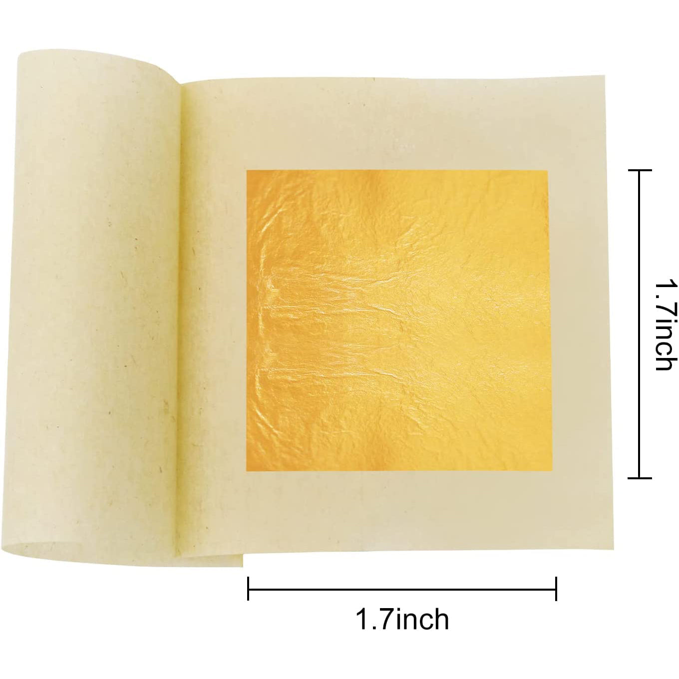 10-Piece: 4.33cm Edible Gold Leaf Sheets __stock:200 Kitchen & Dining refund_fee:800