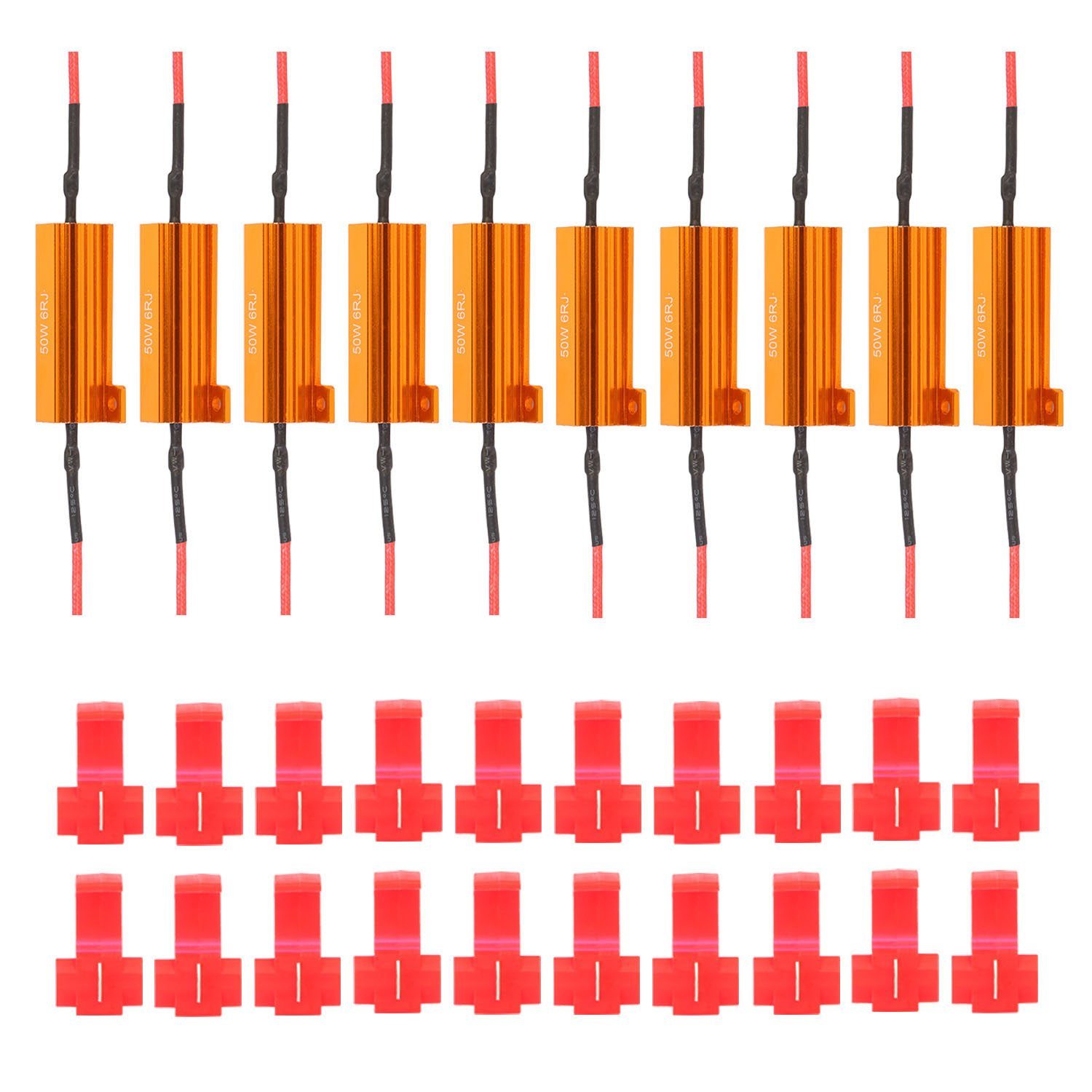 10-Piece: 50W 6Ohm Load Resistor Home Improvement refund_fee:800