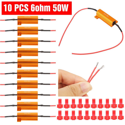 10-Piece: 50W 6Ohm Load Resistor Home Improvement refund_fee:800