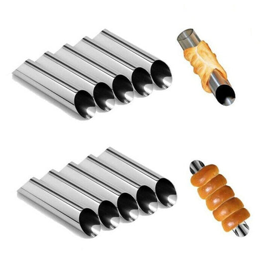 10-Piece: Non-Stick Buttercream Corner Danish Pastry Molds __stock:200 Kitchen & Dining refund_fee:800