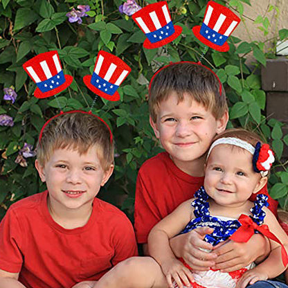 10-Piece: Patriotic Head Boppers Headband __stock:200 Holiday Decor & Apparel refund_fee:1200