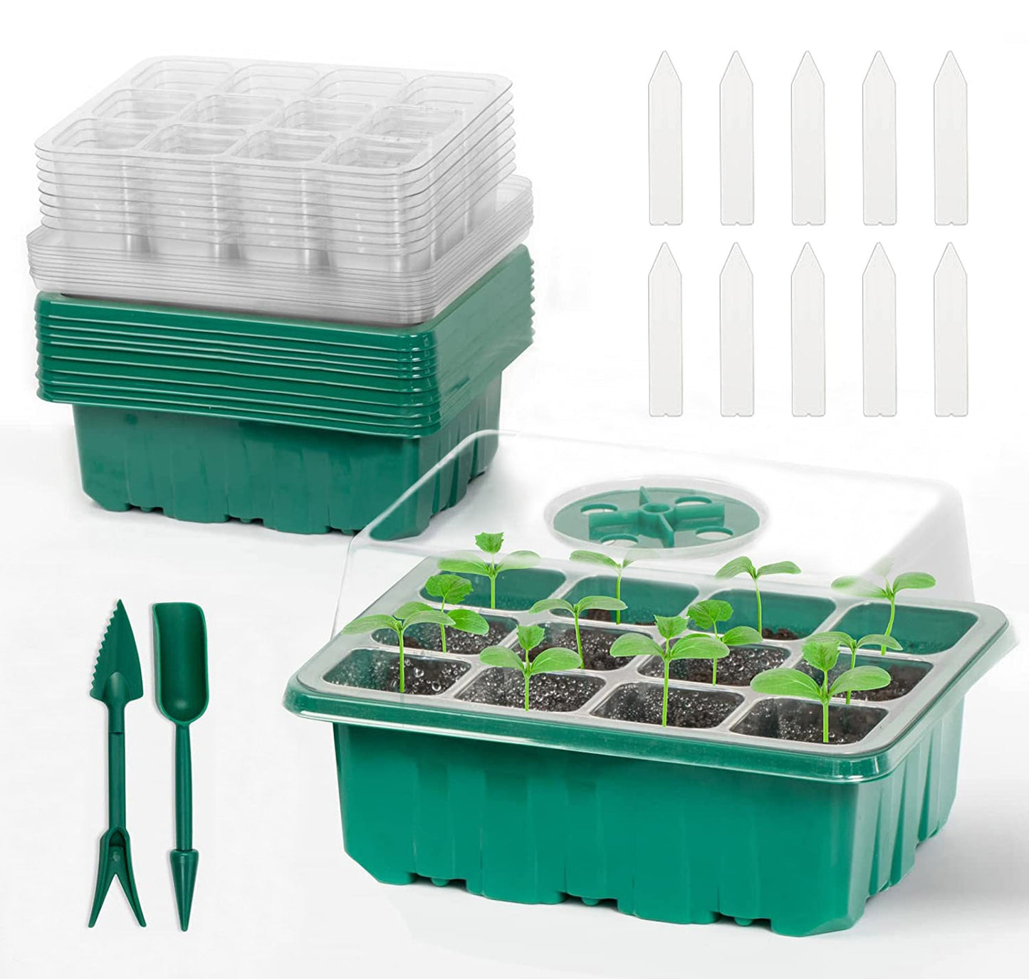 10-Piece: Reusable Seed Starter Tray Kit __stock:50 Garden & Patio refund_fee:1200