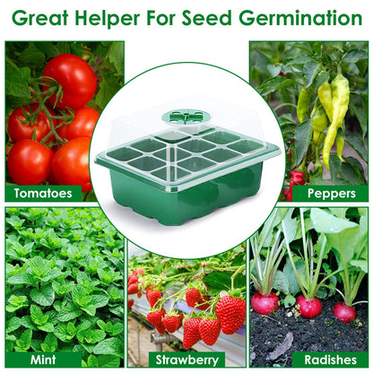 10-Piece: Reusable Seed Starter Tray Kit __stock:50 Garden & Patio refund_fee:1200