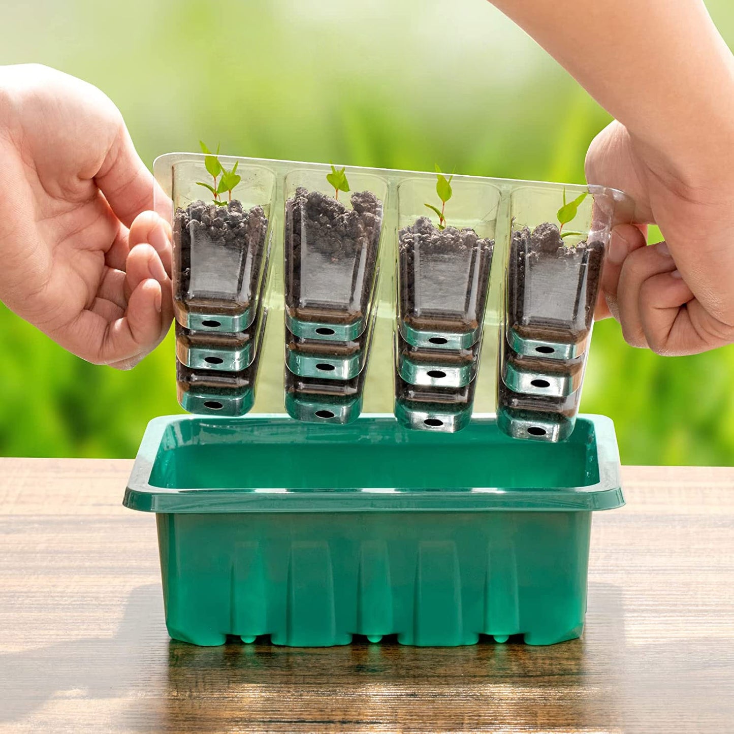 10-Piece: Reusable Seed Starter Tray Kit __stock:50 Garden & Patio refund_fee:1200