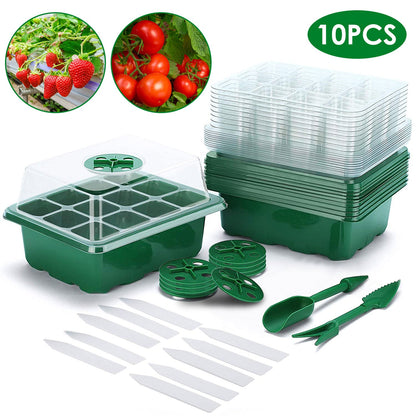 10-Piece: Reusable Seed Starter Tray Kit __stock:50 Garden & Patio refund_fee:1200