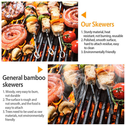 10-Pieces: 16" BBQ Skewers Kitchen & Dining Low stock refund_fee:800