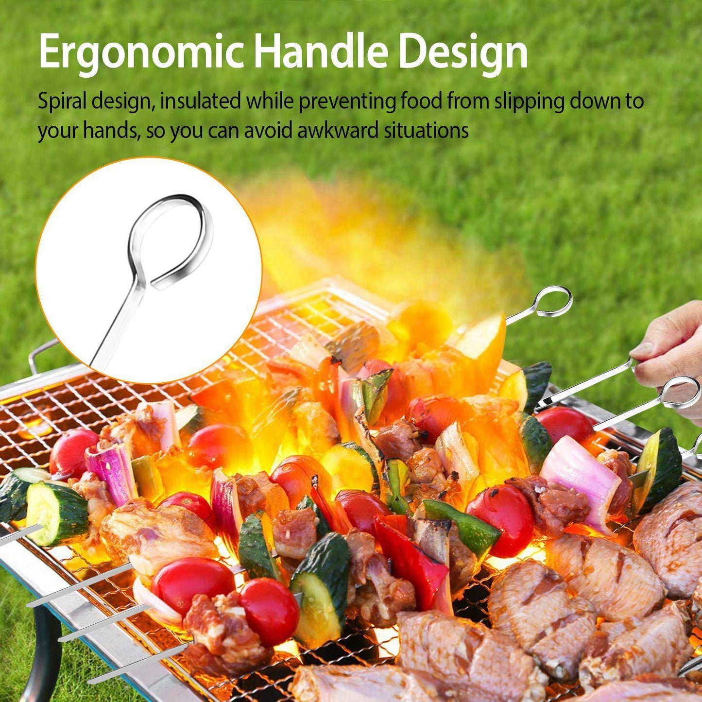 10-Pieces: 16" BBQ Skewers Kitchen & Dining Low stock refund_fee:800