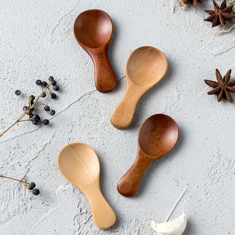 10-Pieces: Mini Wooden Spoons __stock:200 Kitchen & Dining refund_fee:800