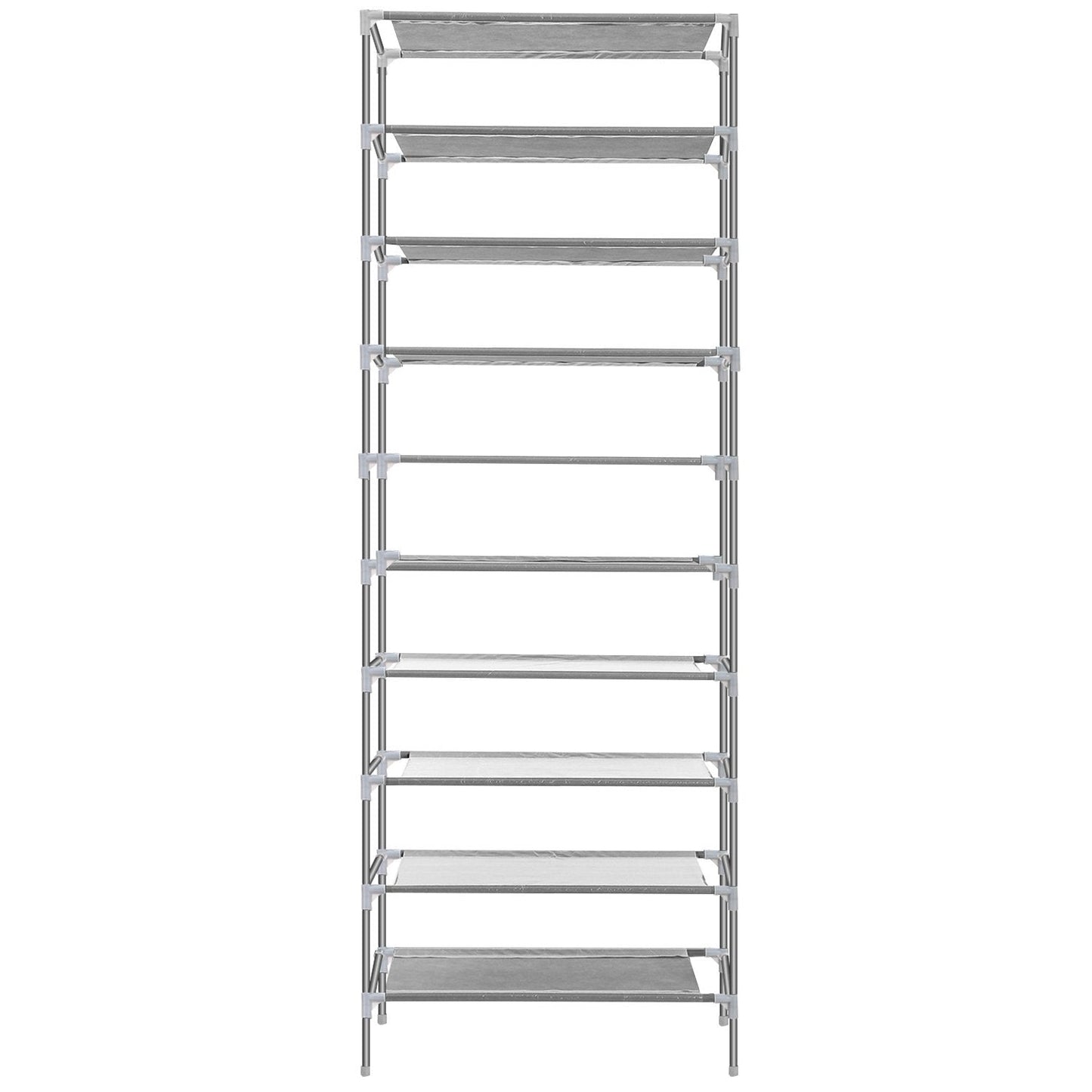 10-Tier Shoe Rack Shelves 27 Pairs Shoes Organizer __stock:50 Closet & Storage refund_fee:1200