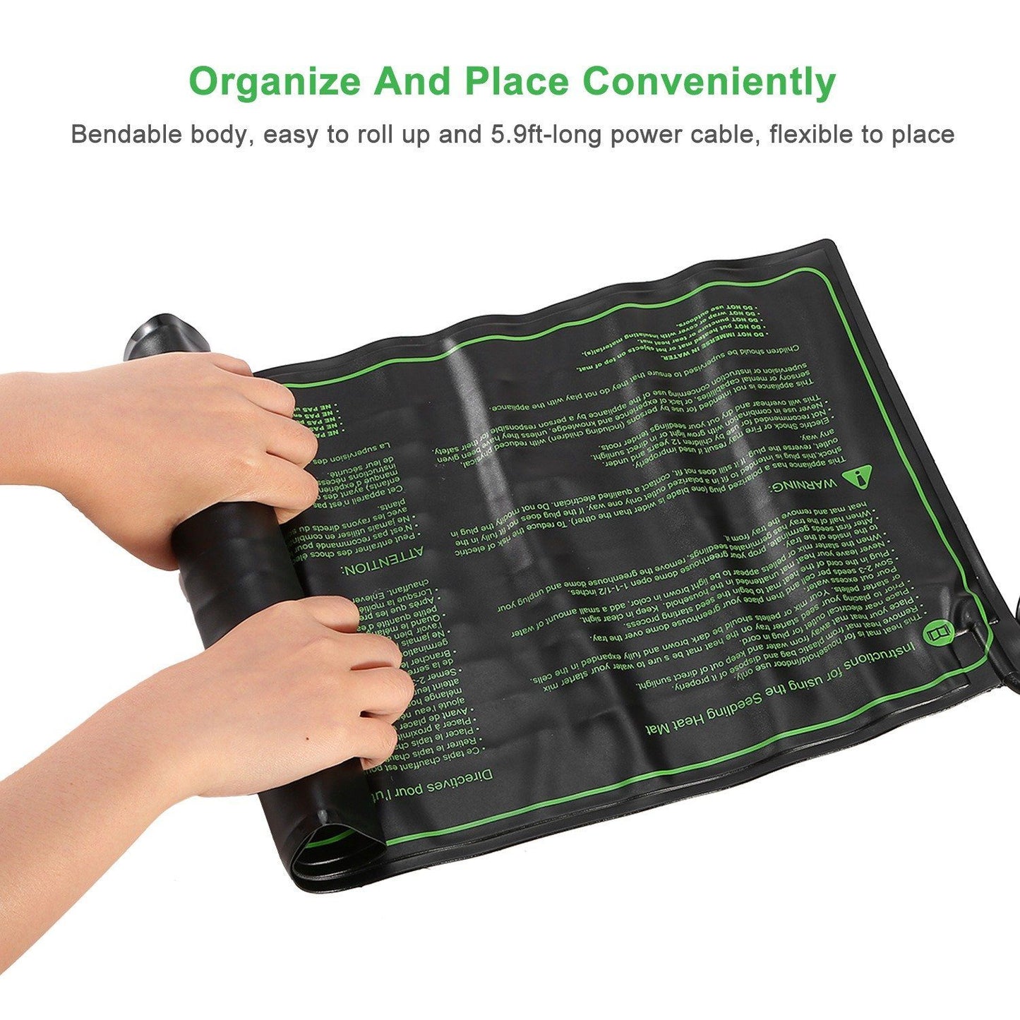 10" x 20" Seedling Heat Mat for Seed Germination Garden & Patio refund_fee:1200