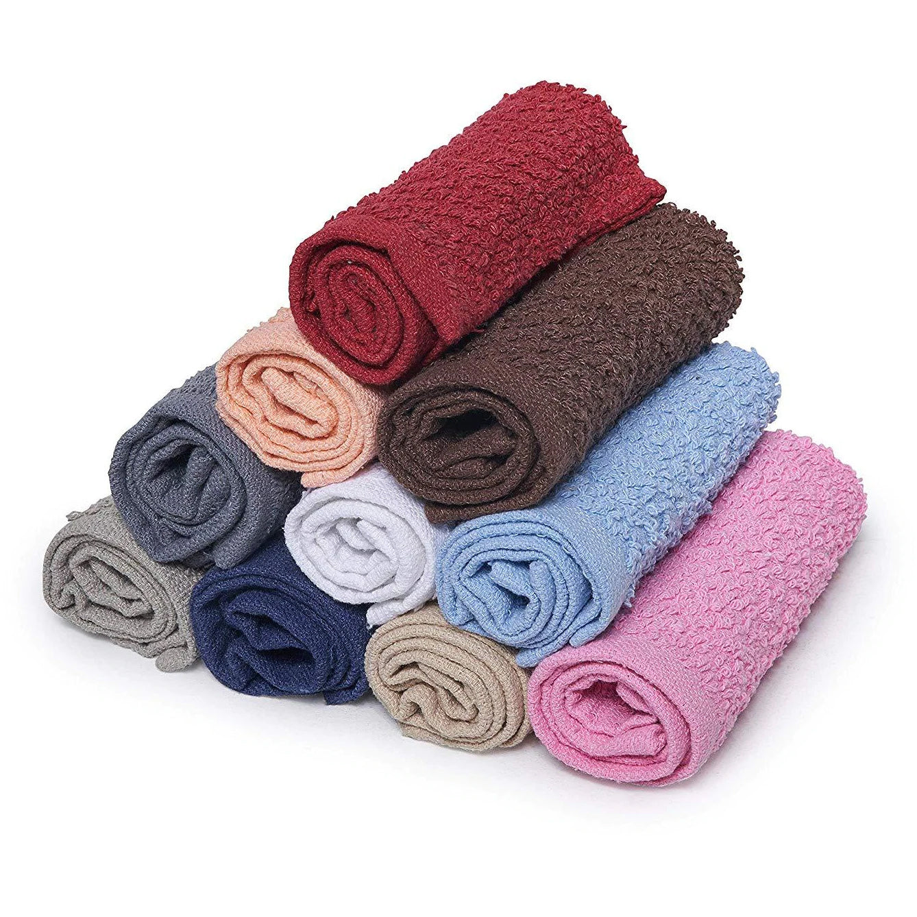 100% Cotton Absorbent Kitchen Washcloth Towel Set __stock:1000 Kitchen & Dining refund_fee:800