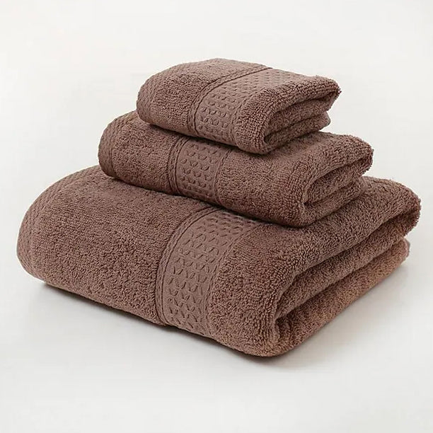 100% Cotton Premium Ring Spun Towel Set Coffee __stock:200 Bath refund_fee:1200