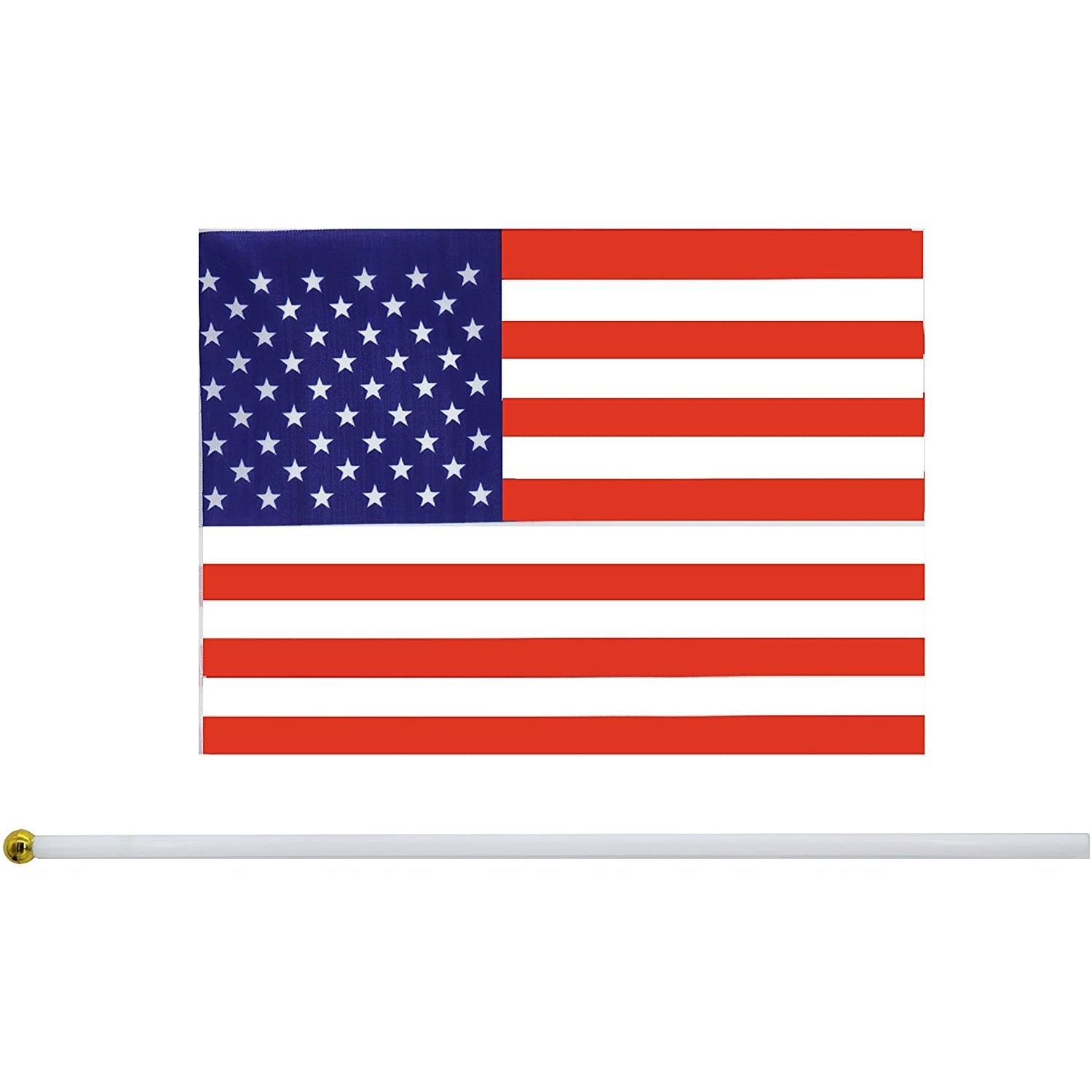 100-Pack: Handheld Small Miniature American Flag __stock:200 Holiday Decor & Apparel refund_fee:1200