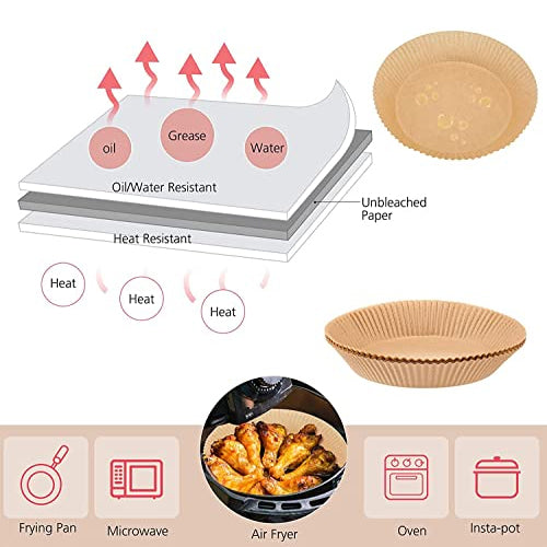 100-Piece: Air Fryer Disposable Paper Liner __stock:200 Kitchen & Dining refund_fee:800