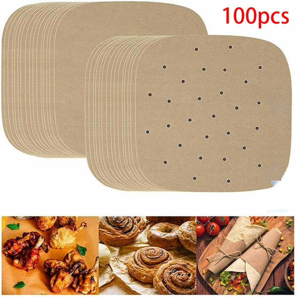 100-Piece: Air Fryer Parchment Paper __stock:200 Kitchen & Dining refund_fee:800