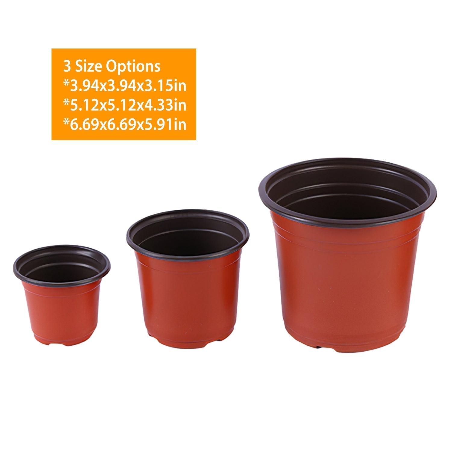 100-Piece: Plastic Plant Nursery Pots __stock:50 Garden & Patio Low stock refund_fee:1200