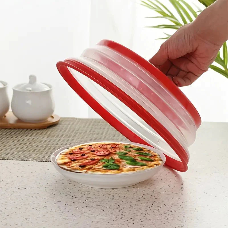 10.5 inch Collapsible Food Plate Lid Cover __stock:200 Kitchen & Dining refund_fee:800