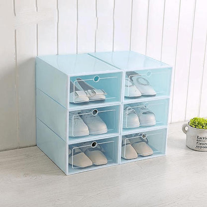 New Drawer Type Shoe Box BLUE Bedding storage