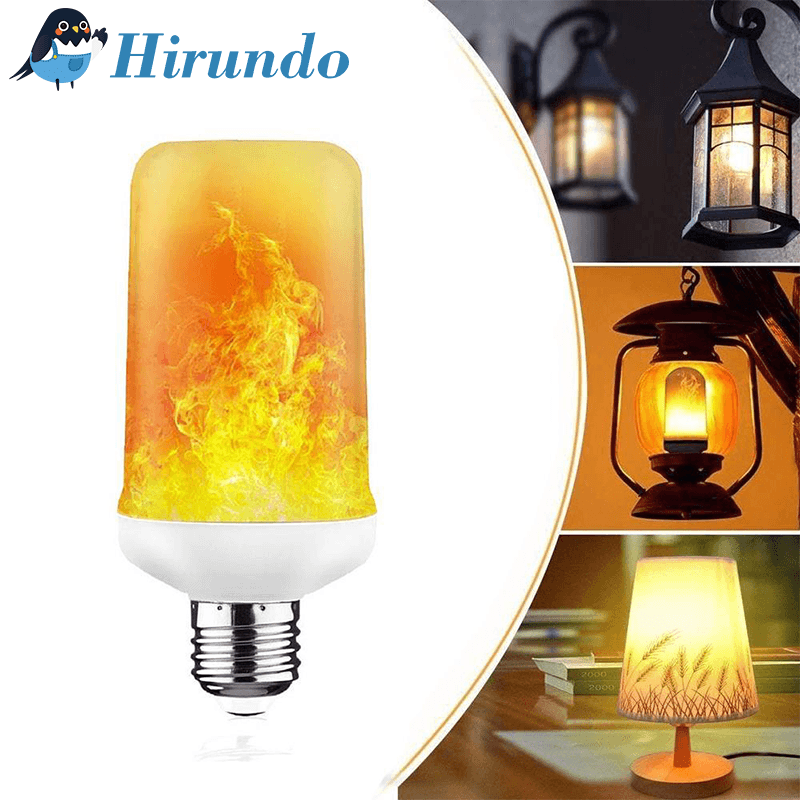 Hirundo® LED Flame Light Bulb with Gravity Sensor decoration Garden & Patio