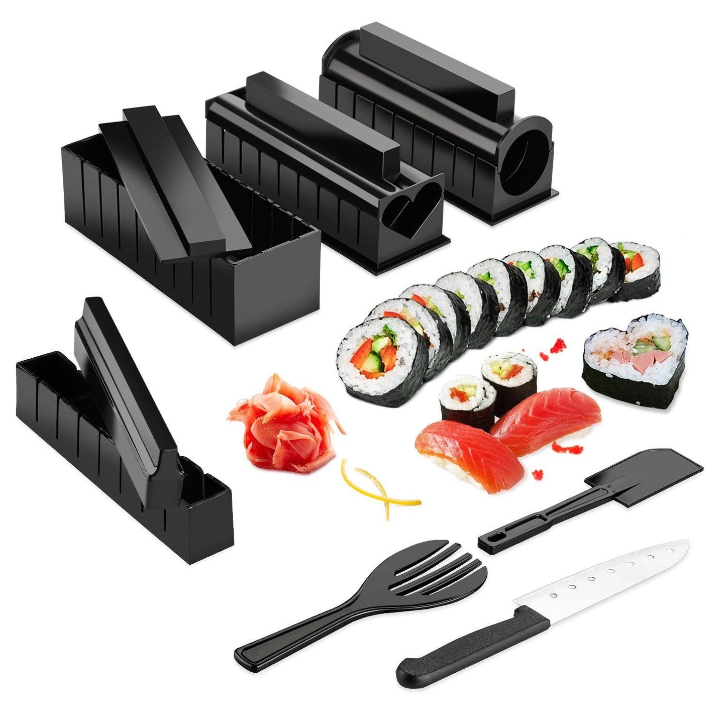 11-Piece: DIY Sushi Making Kit Tools Set __stock:50 Kitchen & Dining refund_fee:1200