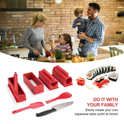 11-Piece: Sushi Making Kit Sushi Rolls with Premium Sushi Knife __stock:50 Kitchen & Dining Low stock refund_fee:1200