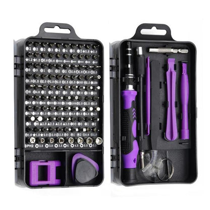 115-in-1 Mini Precision Screwdriver Set Purple __stock:100 Home Improvement refund_fee:1200