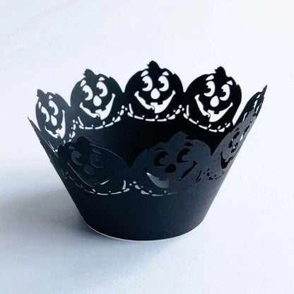 Halloween Decoration Cupcake Wrappers Party Accessories, 50 PCs PUMPKIN Garden & Patio kitchen