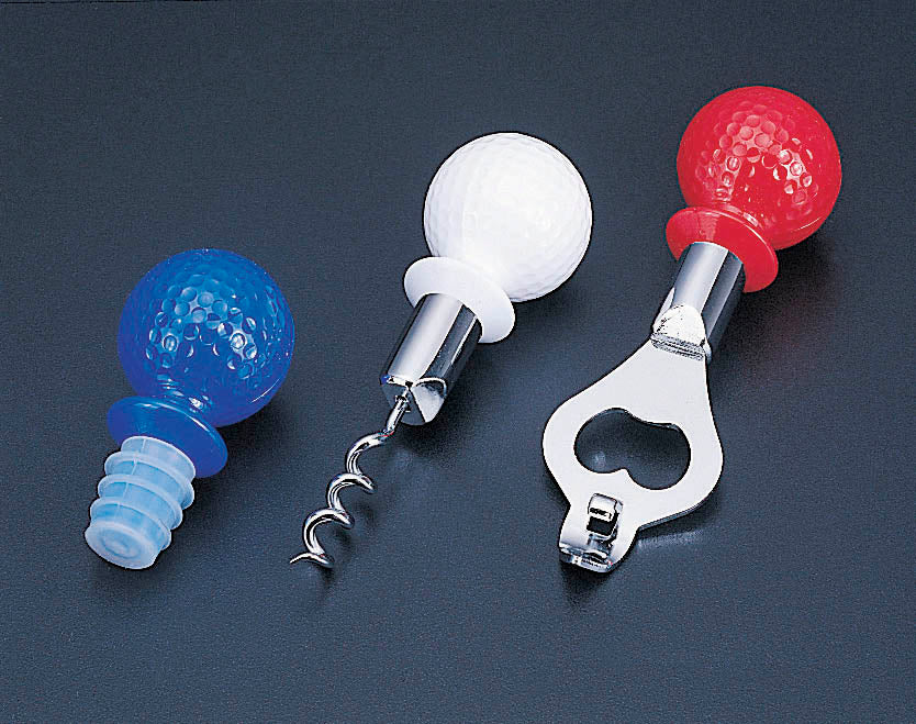 Golf Ball Wine Bottle Accessories (3/Set) Clearance