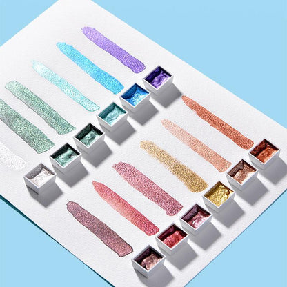 Glitter/Metallic Watercolor set Garden & Patio gifts