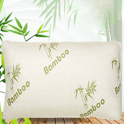 Bamboo Comfort Memory Foam Pillows - Hypoallergenic Removable Cover __label2:BOGO 30% OFF Bedding refund_fee:1200