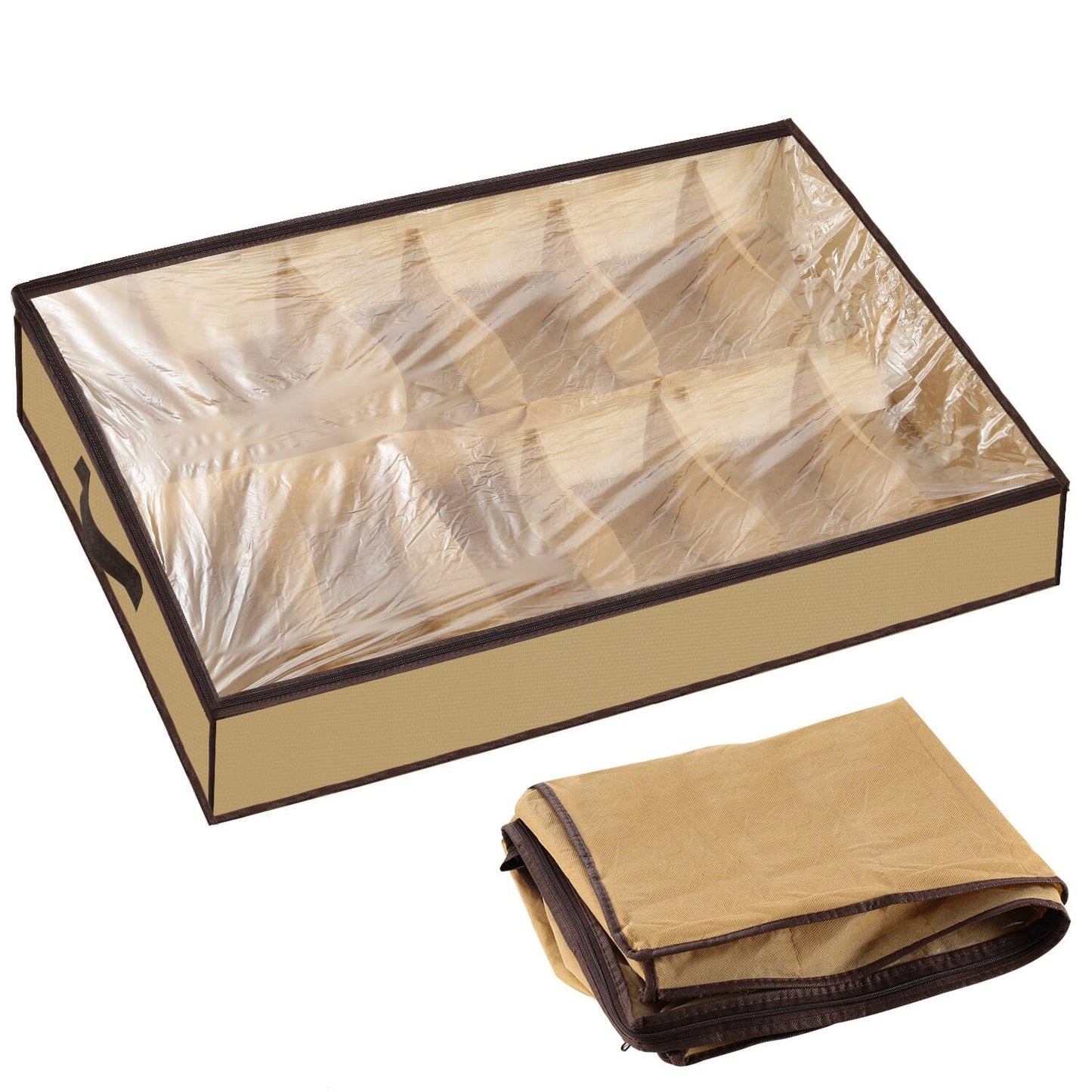 12 Cells Under the Bed Shoes Organizer __stock:50 Closet & Storage refund_fee:800