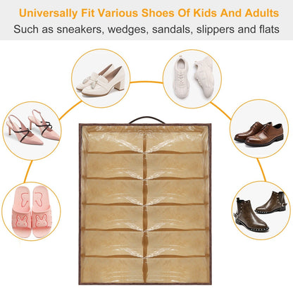 12 Cells Under the Bed Shoes Organizer __stock:50 Closet & Storage refund_fee:800