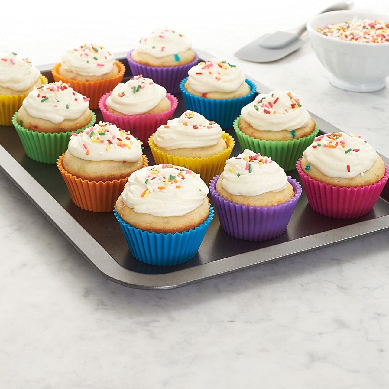 12-Pack: Cup Cake Mold __stock:600 Kitchen & Dining refund_fee:800