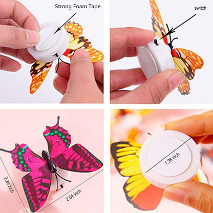 12-Pack: LED Butterfly Decoration Night Light __stock:200 Indoor Lighting refund_fee:800 Warranty