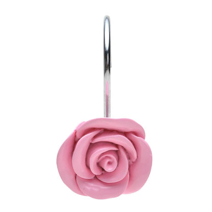 12-Piece: AGPtek Fashion Decorative Home Rose Curtain Hooks __stock:50 Furniture and Décor Low stock refund_fee:800