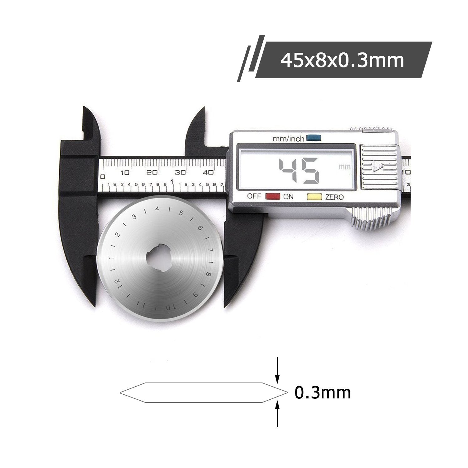 12-Piece Set: 45mm Rotary Cutter Blades __stock:50 Home Improvement refund_fee:800