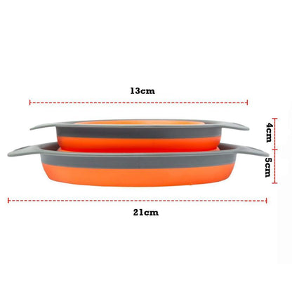 Round Foldable Drain Basket kitchen Kitchen & Dining