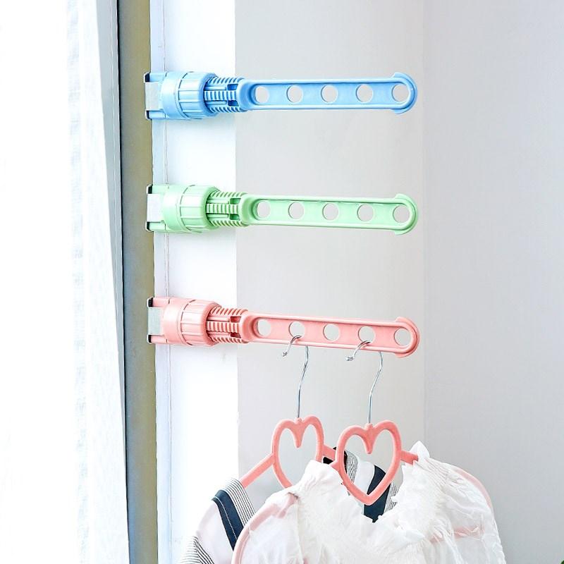 Folding Wall Mount Clothes Hanger Closet & Storage storage