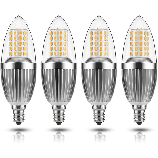 12W LED Candelabra Bulb Non-Dimmable 100-Watt Light Bulbs Equivalent Warm White __stock:200 Indoor Lighting refund_fee:1200 show-color-swatches Warranty